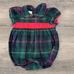 🎄TBBC 18-24M Cindy Lou Bubble Horse Trail Tartan EUC